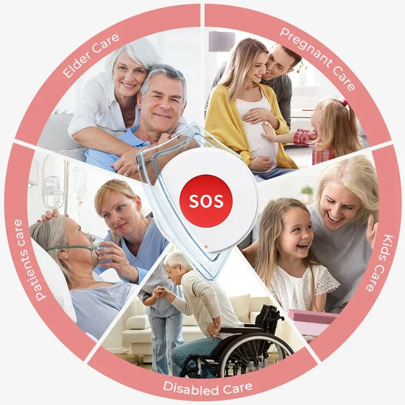 כפתור קריאת חירום Tuya WiFi SOS עם אפליקציית Smart Life