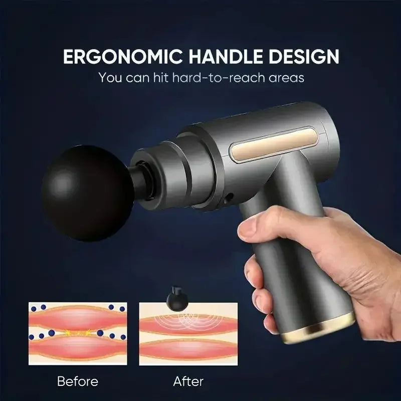 אקדח עיסוי מקצועי להרפיה עמוקה – EzraMotion™