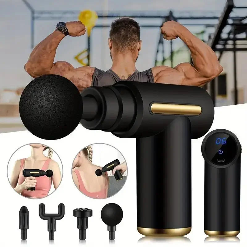 אקדח עיסוי מקצועי להרפיה עמוקה – EzraMotion™
