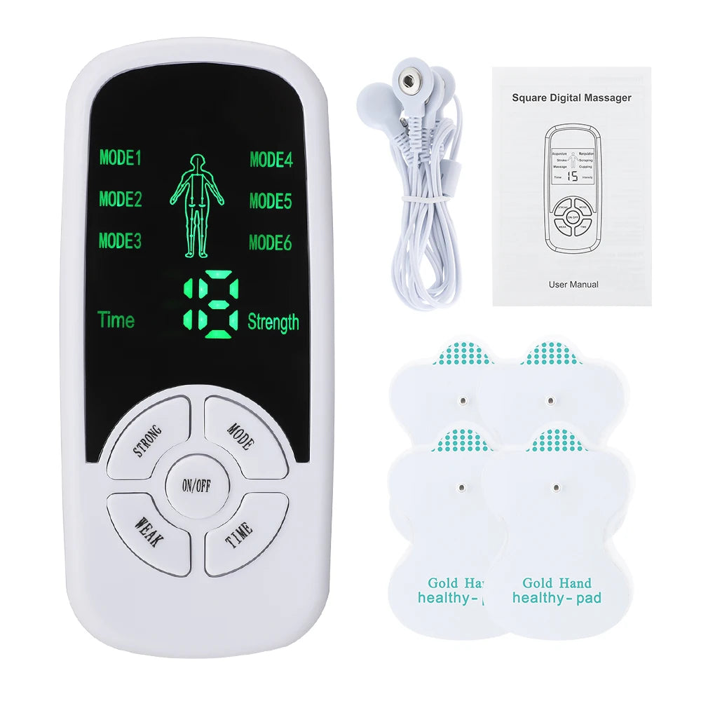 מכשיר גירוי שרירים חשמלי (EMS Pulse) – מסאז'ר לגב, לצוואר ולגוף
