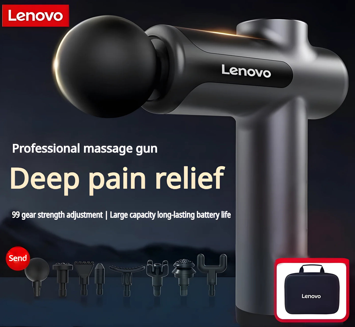 אקדח עיסוי פאשיאלי של המותג Lenovo