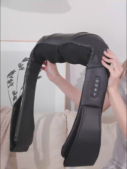 מעסה שיאצו לצוואר, כתפיים וגב עם חימום
